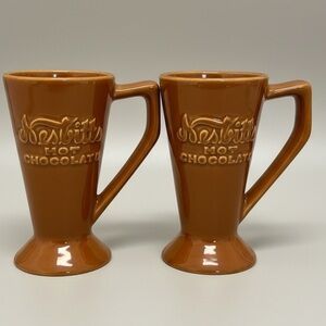 Vintage Nesbitt’s Hot Chocolate Mugs - Chefsware H.F. Coors - Set of 2